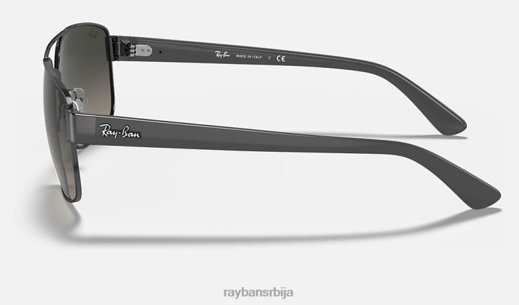Ray-Ban рб3663 P0HP672 наочаре за сунце углачан гунметал/сива мушкарци