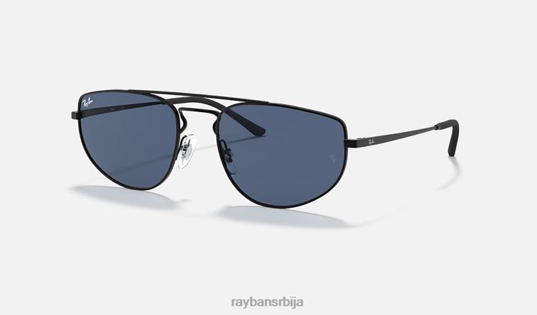 Ray-Ban рб3668 P0HP365 наочаре за сунце мат црна/тамно плава мушкарци
