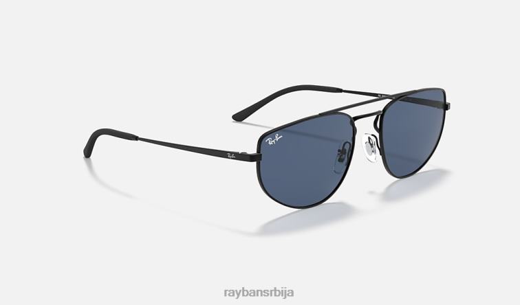 Ray-Ban рб3668 P0HP365 наочаре за сунце мат црна/тамно плава мушкарци