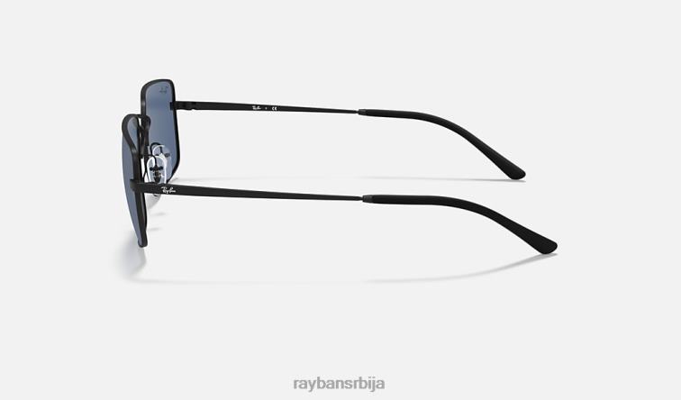 Ray-Ban рб3669 P0HP787 наочаре за сунце мат црна/тамно плава мушкарци
