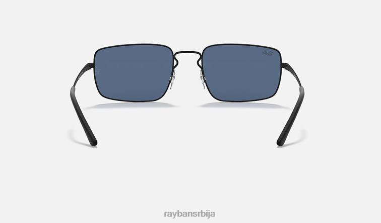 Ray-Ban рб3669 P0HP787 наочаре за сунце мат црна/тамно плава мушкарци