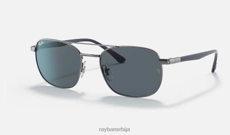 Ray-Ban рб3670 P0HP1113 наочаре за сунце углачан гунметал/плаво/сиво мушкарци