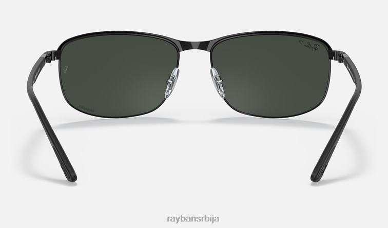 Ray-Ban рб3671цх цхроманце P0HP1186 наочаре за сунце мат црна / тамно сива мушкарци