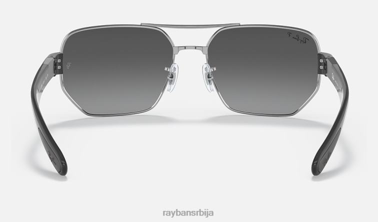 Ray-Ban рб3672 P0HP1127 наочаре за сунце полирано сребро/сребро мушкарци