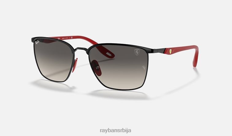 Ray-Ban рб3673м сцудериа феррари колекција P0HP913 наочаре за сунце мат црна/сива мушкарци