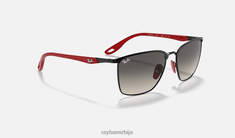 Ray-Ban рб3673м сцудериа феррари колекција P0HP913 наочаре за сунце мат црна/сива мушкарци