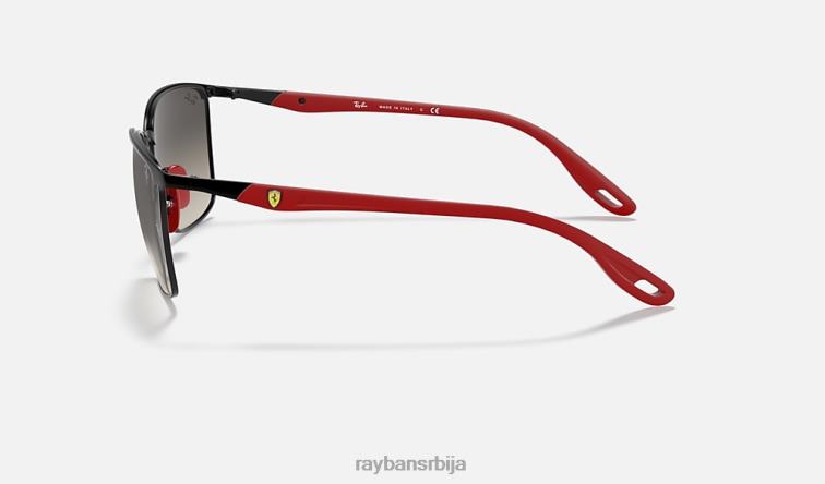 Ray-Ban рб3673м сцудериа феррари колекција P0HP913 наочаре за сунце мат црна/сива мушкарци