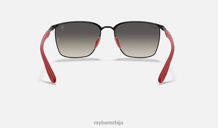 Ray-Ban рб3673м сцудериа феррари колекција P0HP913 наочаре за сунце мат црна/сива мушкарци