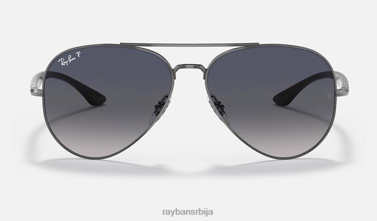 Ray-Ban рб3675 P0HP1287 наочаре за сунце углачан гунметал/плаво/сиво мушкарци
