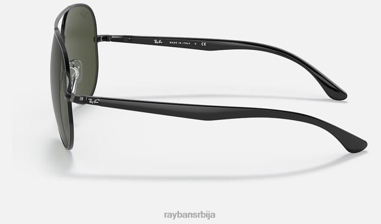 Ray-Ban рб3675 P0HP1288 наочаре за сунце полирана црно/зелена мушкарци