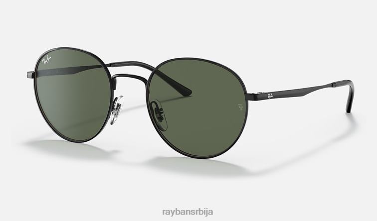 Ray-Ban рб3681 P0HP1316 наочаре за сунце полирана црно/зелена мушкарци