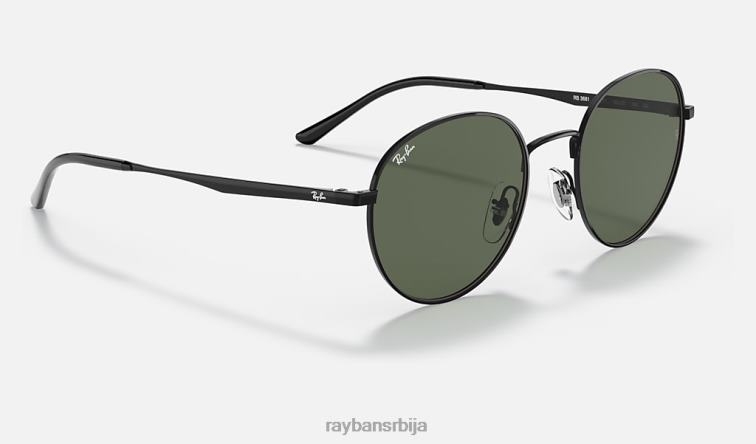 Ray-Ban рб3681 P0HP1316 наочаре за сунце полирана црно/зелена мушкарци