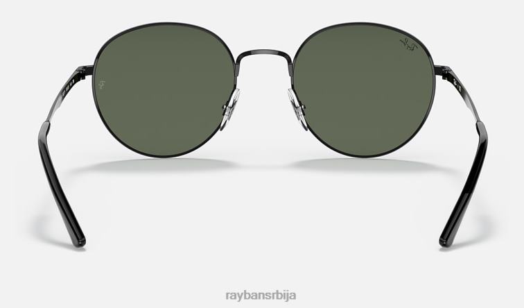 Ray-Ban рб3681 P0HP1316 наочаре за сунце полирана црно/зелена мушкарци
