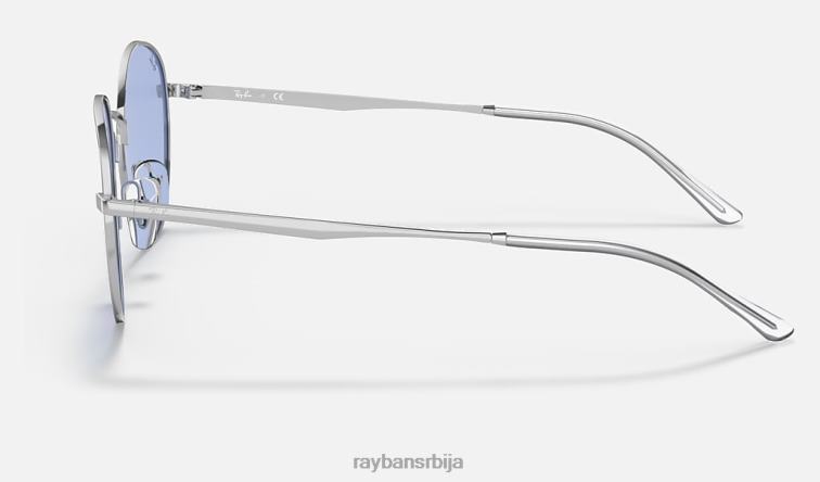 Ray-Ban рб3681 P0HP1317 наочаре за сунце полирано сребрно/плаво мушкарци