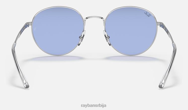Ray-Ban рб3681 P0HP1317 наочаре за сунце полирано сребрно/плаво мушкарци