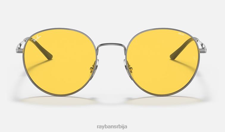 Ray-Ban рб3681 еволве P0HP1324 наочаре за сунце полирани метални метал/жути фотохром мушкарци