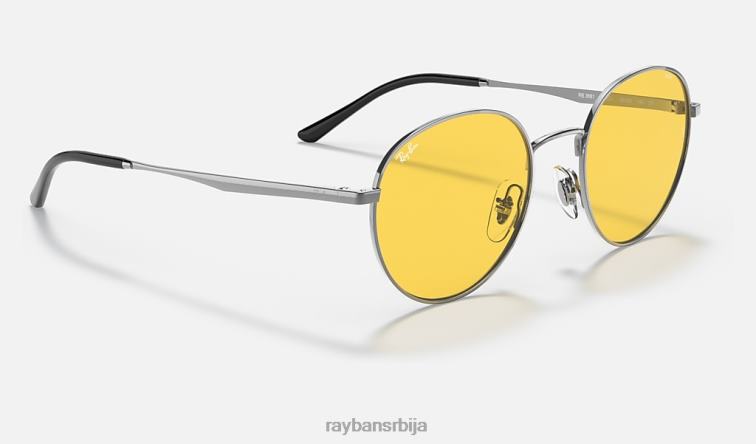 Ray-Ban рб3681 еволве P0HP1324 наочаре за сунце полирани метални метал/жути фотохром мушкарци