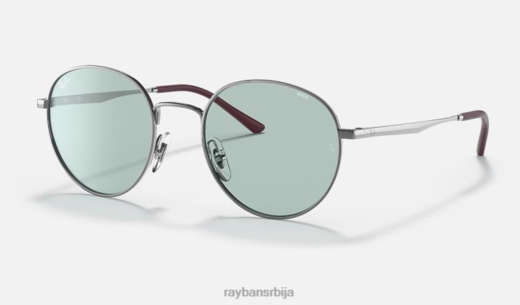 Ray-Ban рб3681 еволве P0HP1325 наочаре за сунце полирани метални метал/зелени фотохром мушкарци