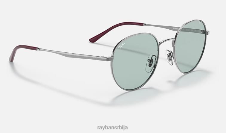 Ray-Ban рб3681 еволве P0HP1325 наочаре за сунце полирани метални метал/зелени фотохром мушкарци