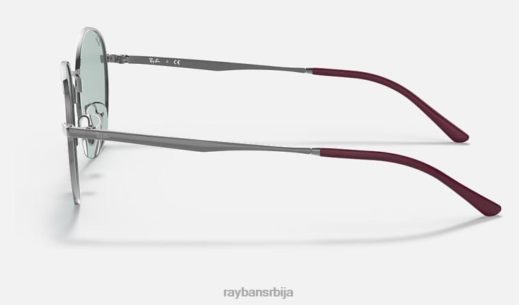 Ray-Ban рб3681 еволве P0HP1325 наочаре за сунце полирани метални метал/зелени фотохром мушкарци