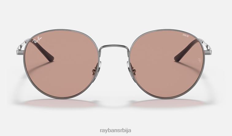 Ray-Ban рб3681 еволве P0HP1326 наочаре за сунце полирани метални метал/браон фотохром мушкарци