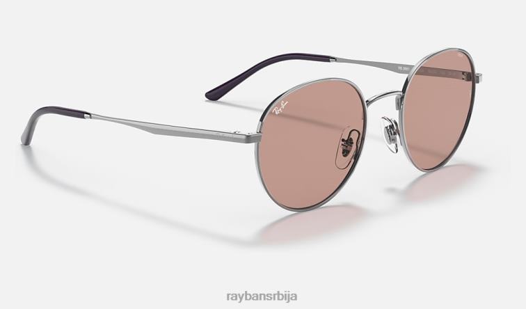 Ray-Ban рб3681 еволве P0HP1326 наочаре за сунце полирани метални метал/браон фотохром мушкарци