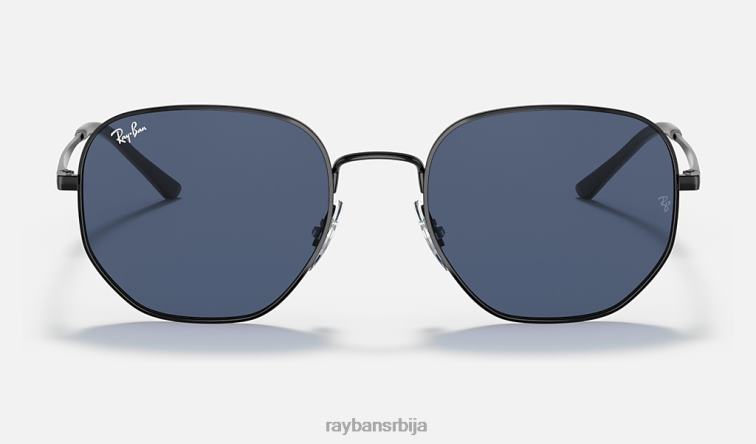 Ray-Ban рб3682 P0HP510 наочаре за сунце полирана црна/тамноплава мушкарци