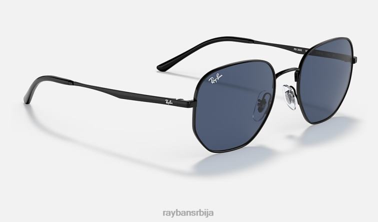 Ray-Ban рб3682 P0HP510 наочаре за сунце полирана црна/тамноплава мушкарци