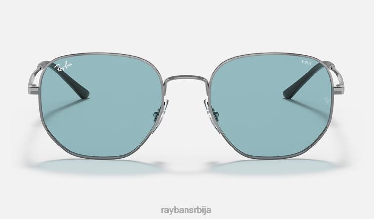 Ray-Ban рб3682 еволве P0HP540 наочаре за сунце полирани метални метал/плави фотохром мушкарци