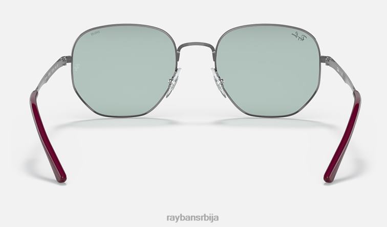 Ray-Ban рб3682 еволве P0HP541 наочаре за сунце полирани метални метал/зелени фотохром мушкарци