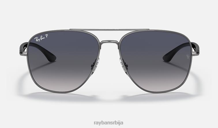 Ray-Ban рб3683 P0HP1310 наочаре за сунце углачан гунметал/плаво/сиво мушкарци