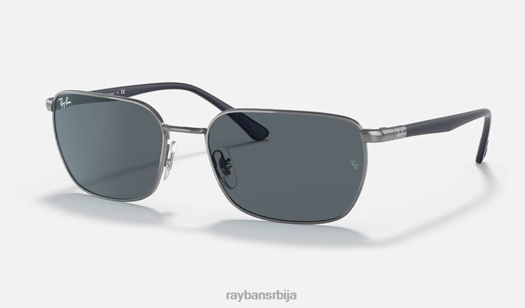 Ray-Ban рб3684 P0HP1329 наочаре за сунце углачан гунметал/плаво/сиво мушкарци