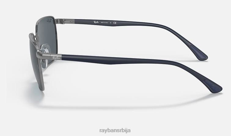 Ray-Ban рб3684 P0HP1329 наочаре за сунце углачан гунметал/плаво/сиво мушкарци