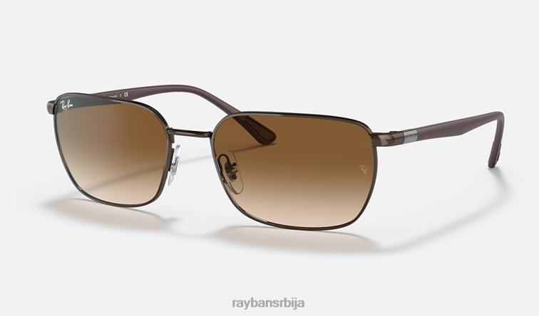 Ray-Ban рб3684 P0HP1330 наочаре за сунце полирано браон/светло браон мушкарци