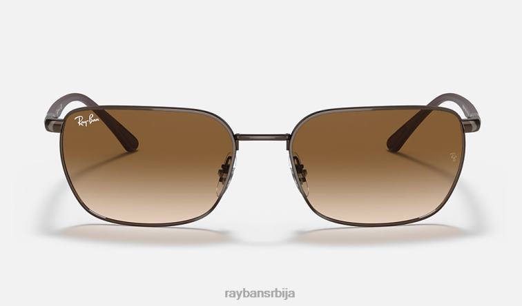 Ray-Ban рб3684 P0HP1330 наочаре за сунце полирано браон/светло браон мушкарци