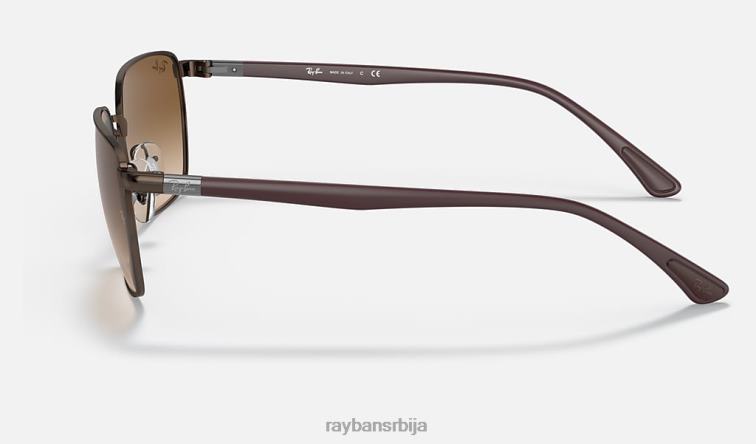 Ray-Ban рб3684 P0HP1330 наочаре за сунце полирано браон/светло браон мушкарци