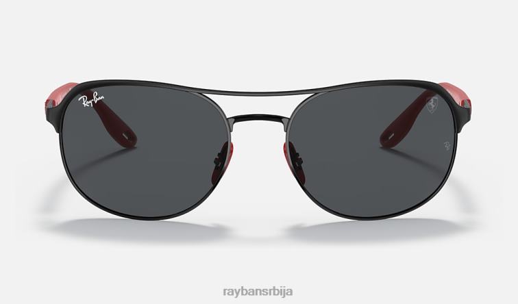 Ray-Ban рб3685м сцудериа феррари колекција P0HP1341 наочаре за сунце мат црна/светло браон мушкарци