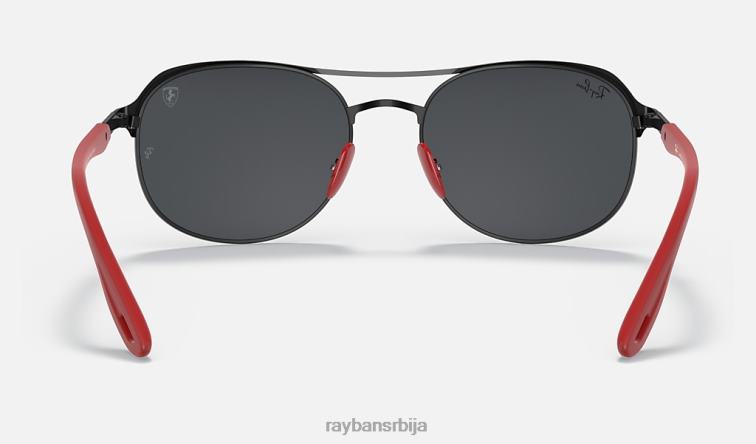 Ray-Ban рб3685м сцудериа феррари колекција P0HP1341 наочаре за сунце мат црна/светло браон мушкарци