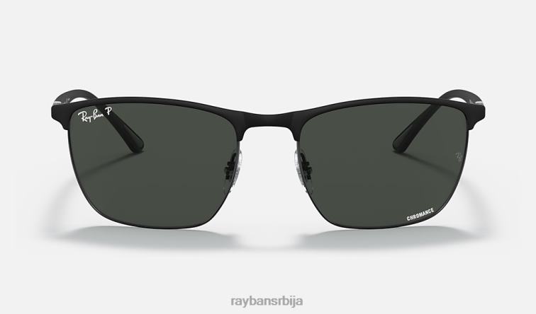 Ray-Ban рб3686 цхроманце P0HP1419 наочаре за сунце мат црна / тамно сива мушкарци