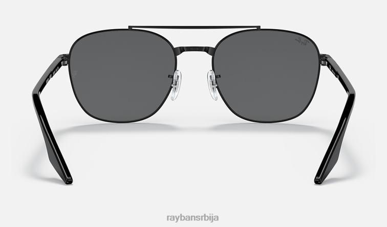 Ray-Ban рб3688 P0HP458 наочаре за сунце полирана црно/сива мушкарци