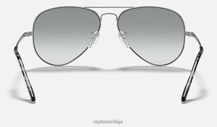 Ray-Ban рб3689 васхед еволуирати P0HP917 наочаре за сунце полирани сребрни/светлоплави фотохром мушкарци