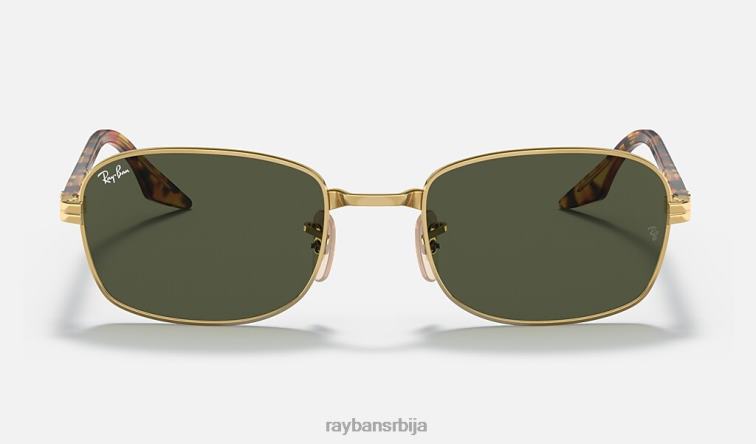 Ray-Ban рб3690 P0HP1412 наочаре за сунце полирано златно/зелено мушкарци