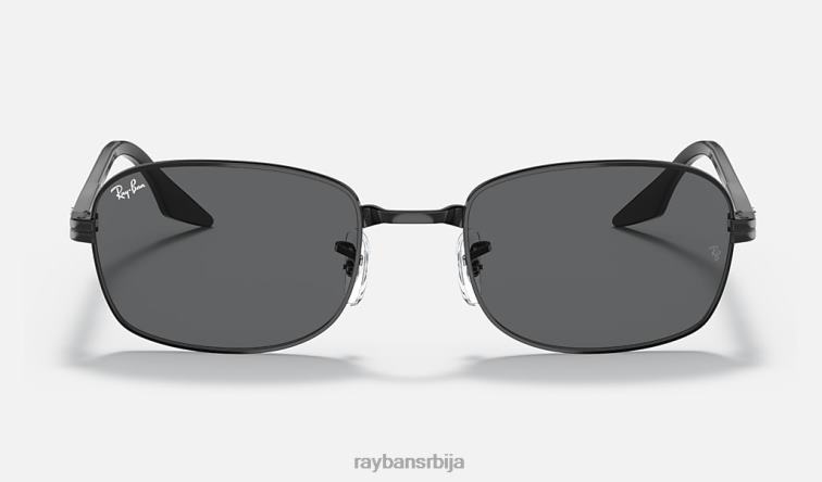 Ray-Ban рб3690 P0HP1414 наочаре за сунце полирана црно/сива мушкарци