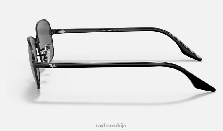 Ray-Ban рб3690 P0HP1414 наочаре за сунце полирана црно/сива мушкарци