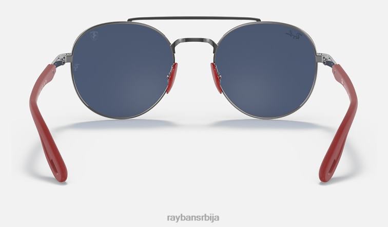 Ray-Ban рб3696м сцудериа феррари колекција P0HP1452 наочаре за сунце углачан гунметал/плаво мушкарци