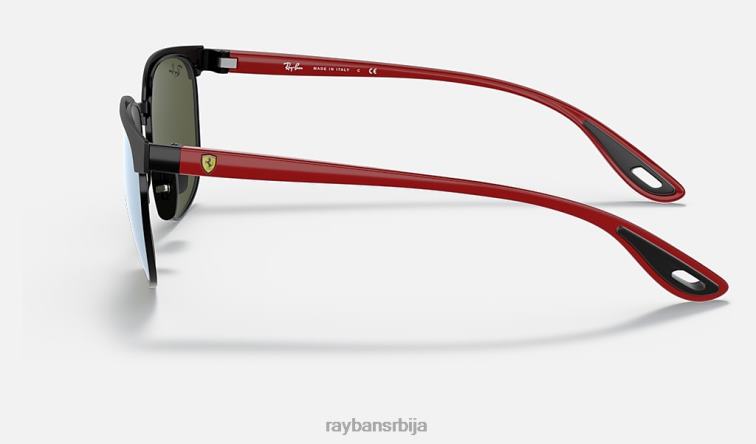 Ray-Ban рб3698м сцудериа феррари колекција P0HP1375 наочаре за сунце мат црна/сребрна мушкарци
