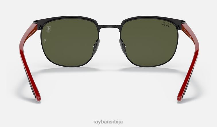 Ray-Ban рб3698м сцудериа феррари колекција P0HP1375 наочаре за сунце мат црна/сребрна мушкарци