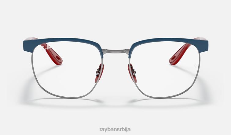 Ray-Ban рб3698вм сцудериа феррари колекција P0HP2116 наочаре за сунце углачано плаво на металу мушкарци