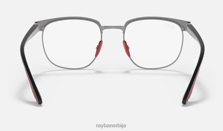 Ray-Ban рб3698вм сцудериа феррари колекција P0HP2117 наочаре за сунце мат црна на гунметал мушкарци