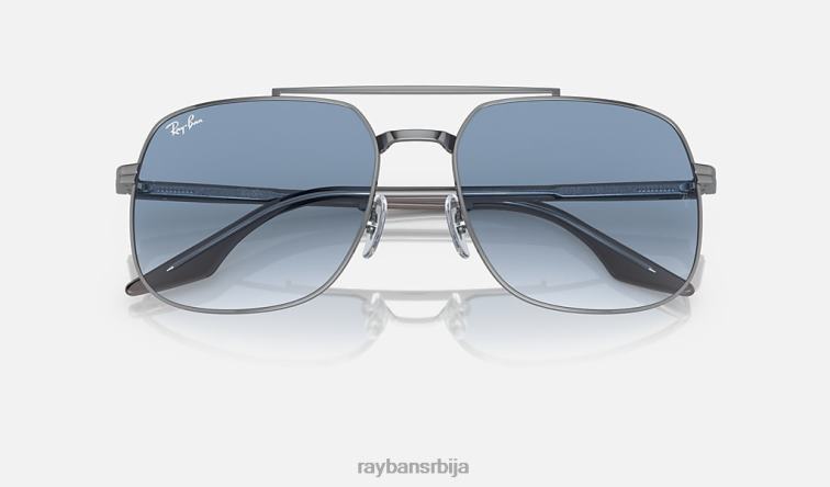 Ray-Ban рб3699 P0HP561 наочаре за сунце углачан гунметал/плаво мушкарци
